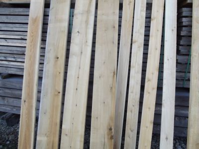 Stacked Rough Cut Lumber