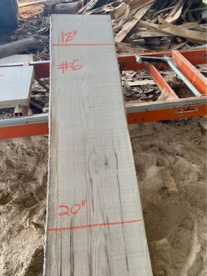 Live edge white oak slabs