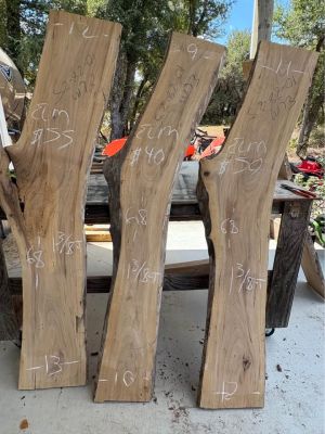 Live edge boards, slabs dry and ready for your project. Mesquite, black walnut, elm and more.