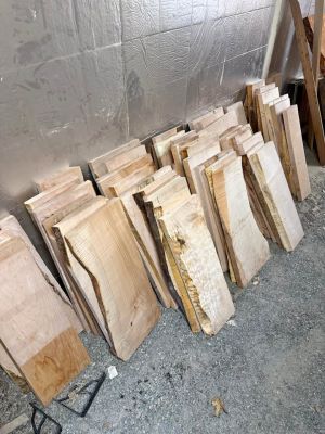 Lots of 55 figured maple cut offs