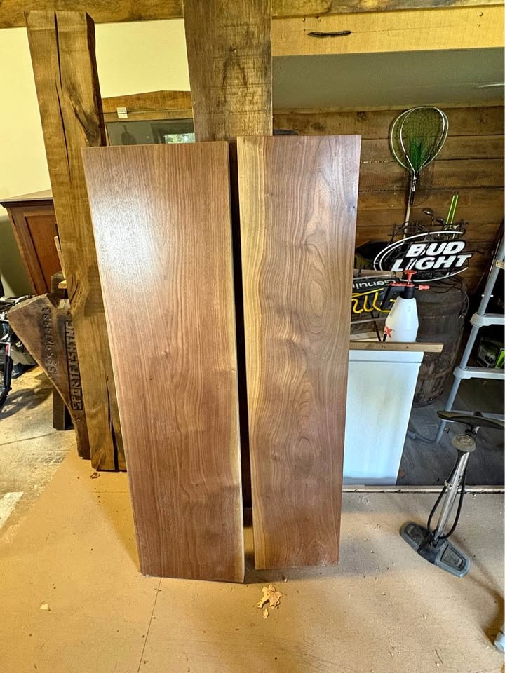wood slabs