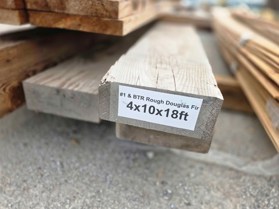 4x10x18 weathered Douglas Fir - Image 2