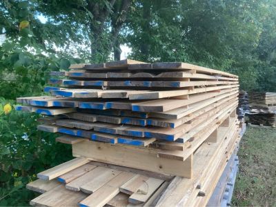 Rough Cut Lumber 1x4s, 1x6s, 8-12’ lengths (Yellow Pine & Poplar)