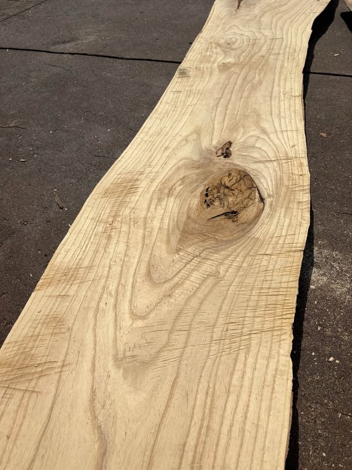 Flitch Ash Live Edge Wood Slabs (5)—6Y Air Dried, Stored Stacked in Climate Control - Image 5