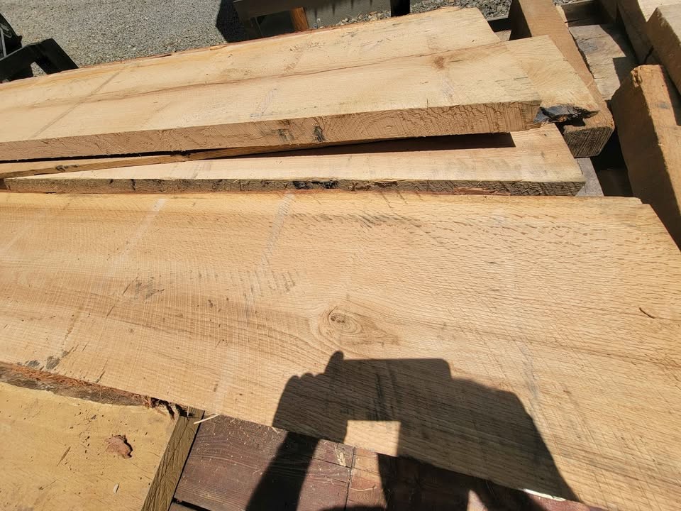 Live edge Red Oak  2.5" thick vacuum kiln dried slabs - Image 2