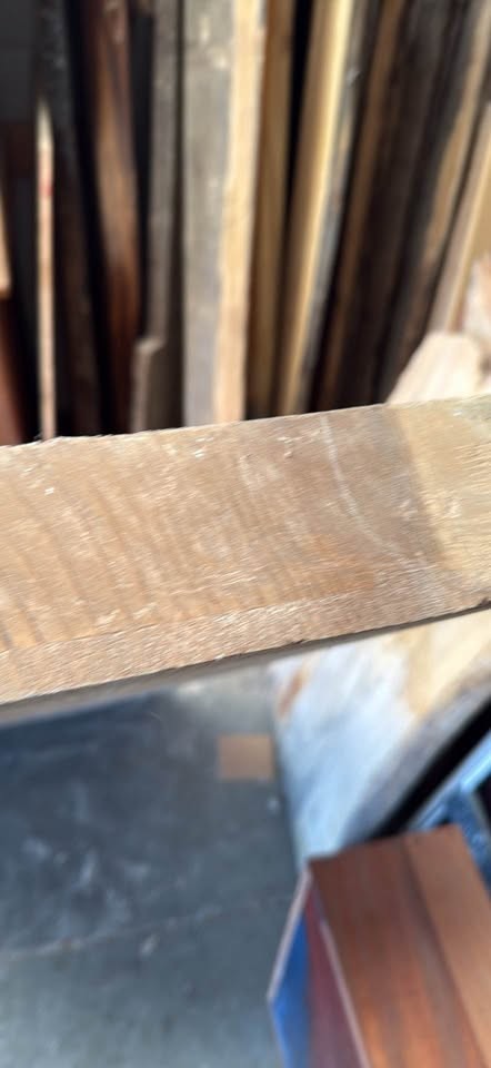 Large Solid Redwood Slab – 72" × 40”-43" × 2¾" Thick - Image 7