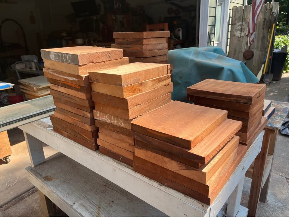 57 piece African mahogany (some light and dark) bundle - Image 4