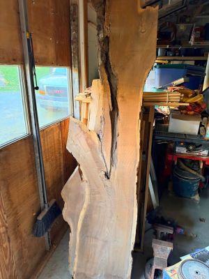 Slab wood.