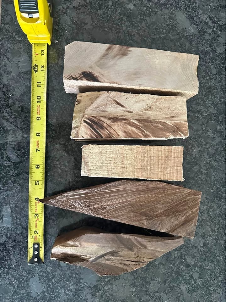 Black walnut and Spalted Maple Wood - Image 1
