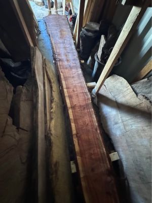 15’ Live Edge Redwood Slabs – Local Santa Ynez Redwood – Multiple Sizes