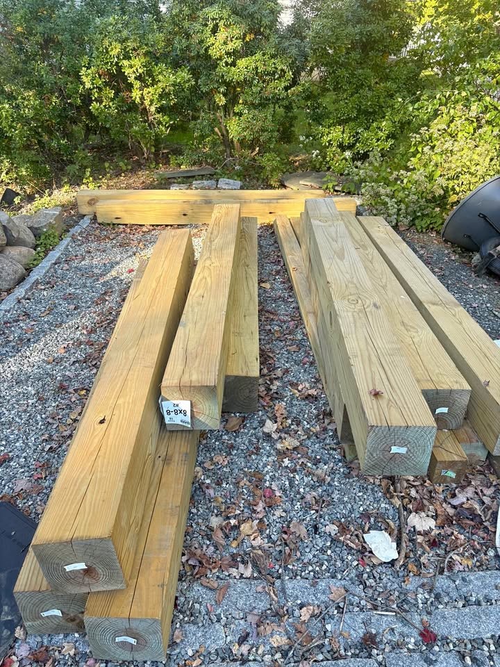 Lumber treated 8ft long
