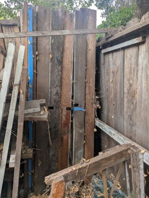 Scrap Lumber and Reclaimed Wood Pile