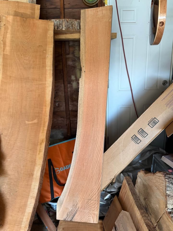 HALF PRICE LIVE EDGE CHERRY SLABS - Image 3