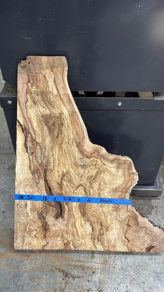 #20 Ambrosia Figured Maple slab - Image 2