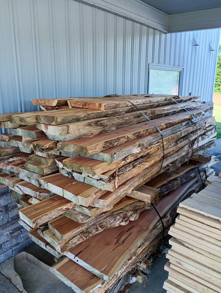 Cedar slabs
