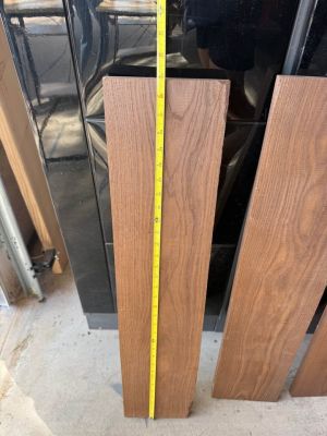 Set of 3 Oak Wood Boards 33\" x 7.5\"