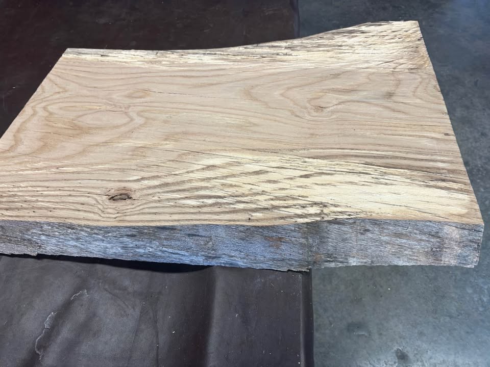 Live Edge Red Oak wide Wood Slab - Image 3