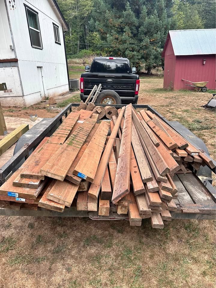 Assorted Lumber Lot - Planks and Posts - Image 1