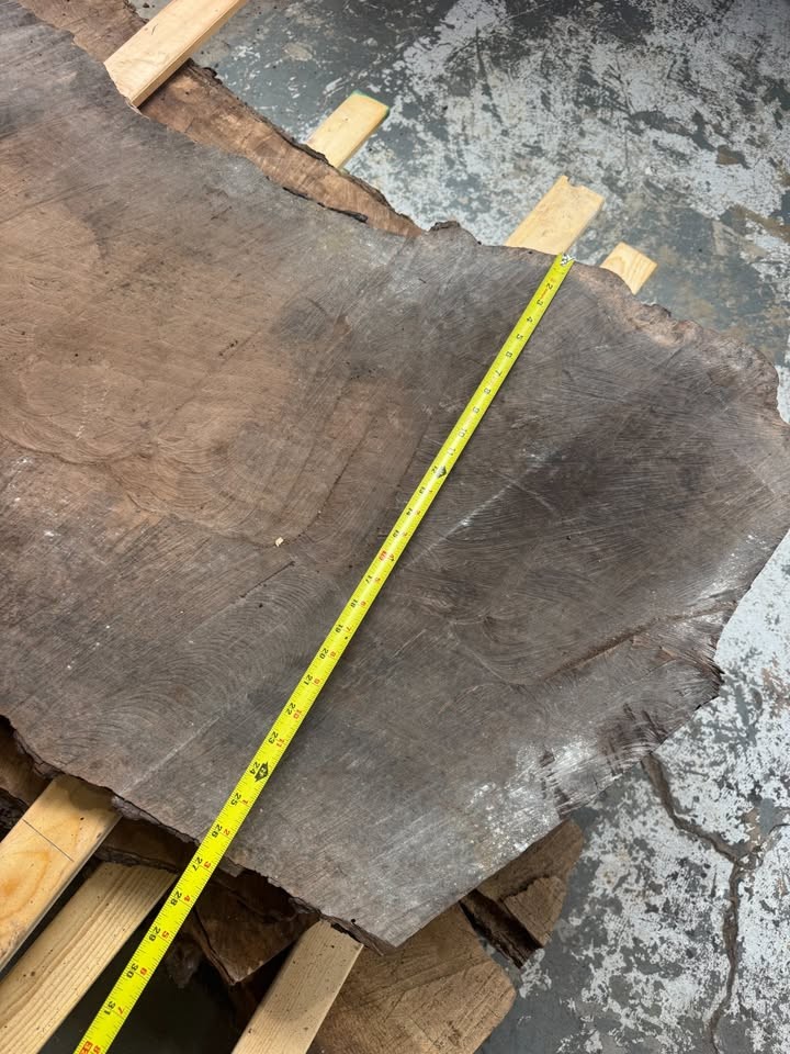Massive California Claro Walnut Slab – 9' Long × 2 1⁄4"+ Thick - Image 8