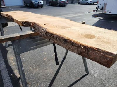 3x21x10ft Kiln Dried Juniper Slab - Great Wood Project Material