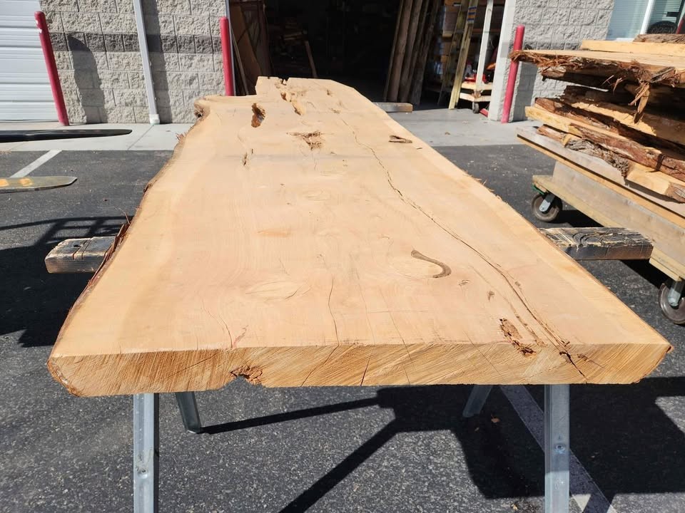 Great Character 9'4" Juniper 3" Thick Slab - Epoxy Project Wood Mantel Table Bartop - Image 9
