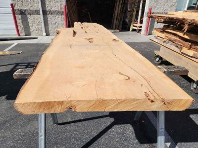Great Character 9'4" Juniper 3" Thick Slab - Epoxy Project Wood Mantel Table Bartop