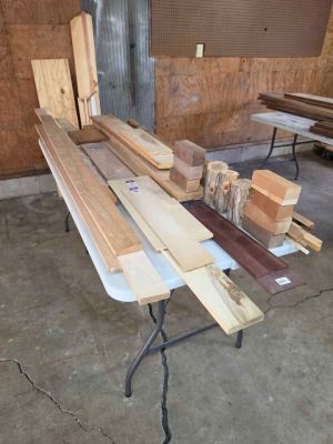 Mixed specialty wood for woodcrafting or general crafting - various lengths and sizes
