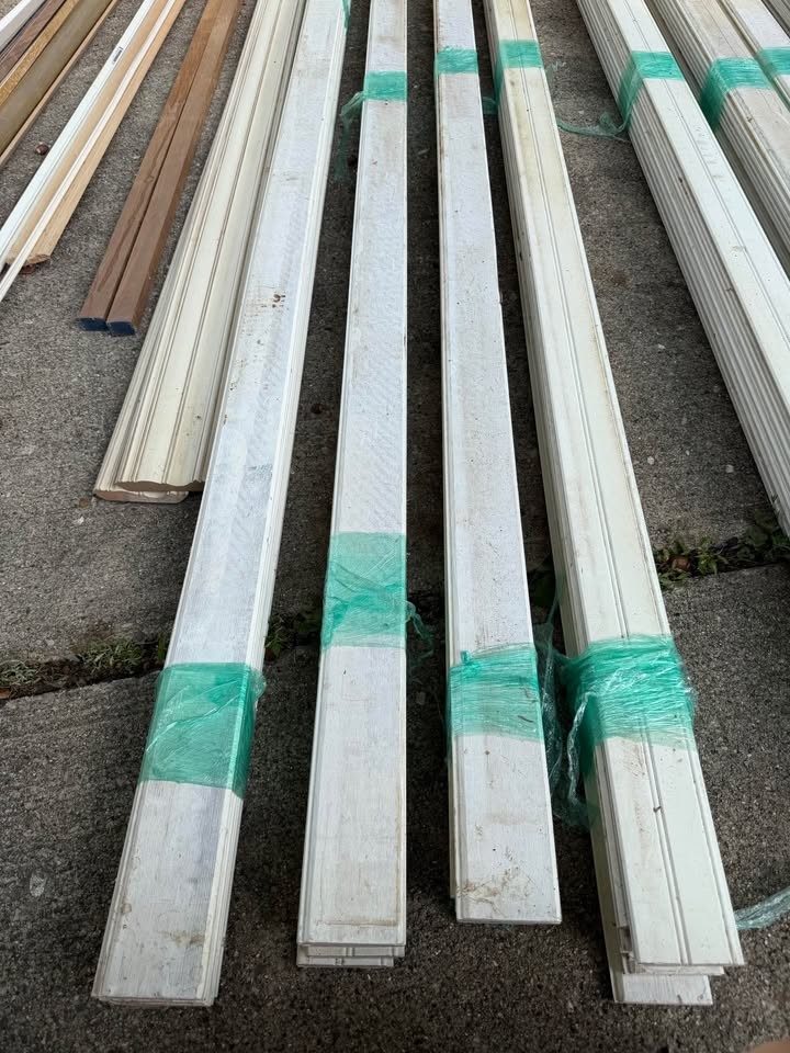 primed bead tongue and groove plank, beadboard cladding wainscoting paneling 18ft solid wood - Image 5
