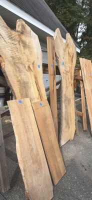 Timber and slabs oak, maple, poplar