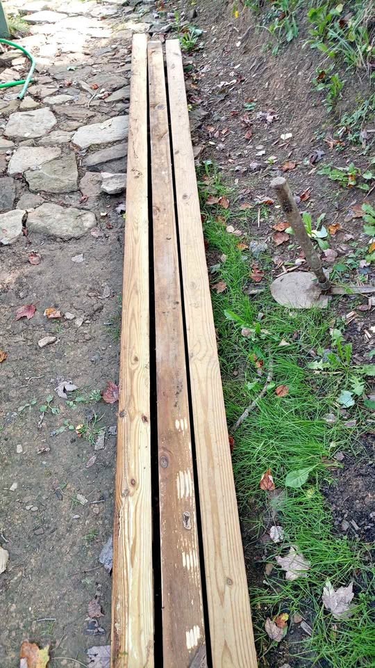 Three 12-ft 4x4s