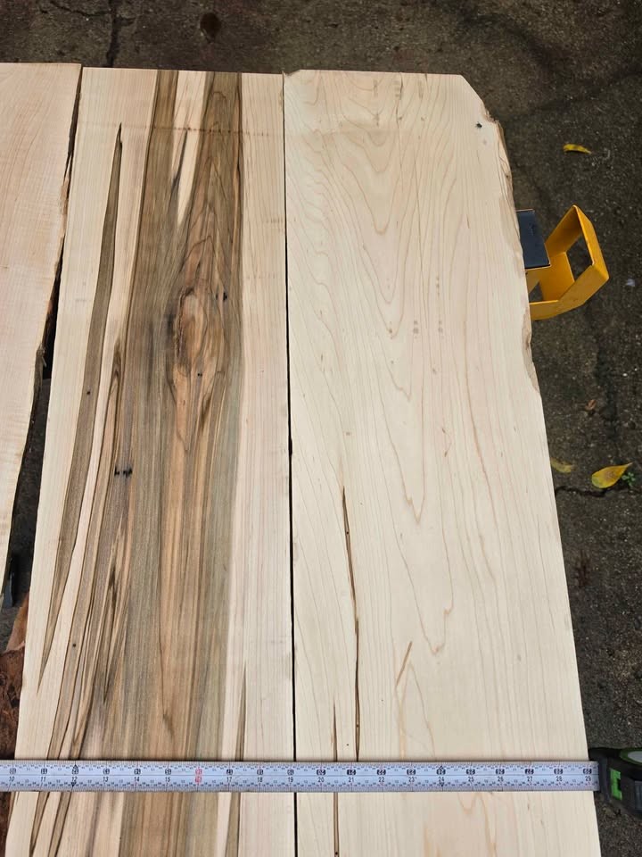 3 Ambrosia Maple boards 4ft long $24 total - Pickup in Mount Vernon Ohio - Image 3