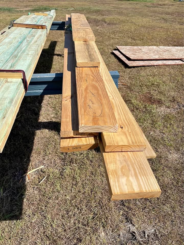 2x8 lumber bundle