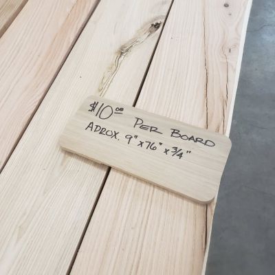 locally processed lumber, wood with a story