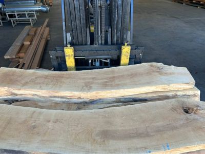 Live edge maple slabs