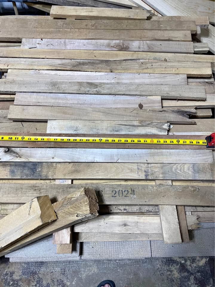 Lot of ~60 Hardwood Boards - 2.5”x 7/8”x36” - Image 1