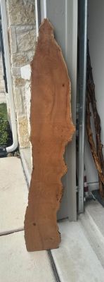 Live Edge Mequite Wood Slab – Rustic Décor / Tabletop Project