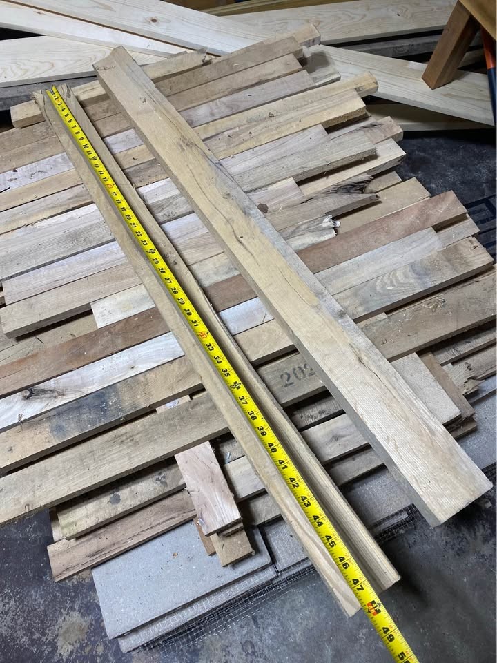 Lot of ~60 Hardwood Boards - 2.5”x 7/8”x36” - Image 4