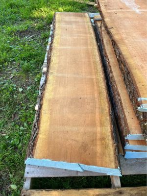 Gorgeous Kiln Dried Live Edge 12/4￼ Red Cherry Slabs