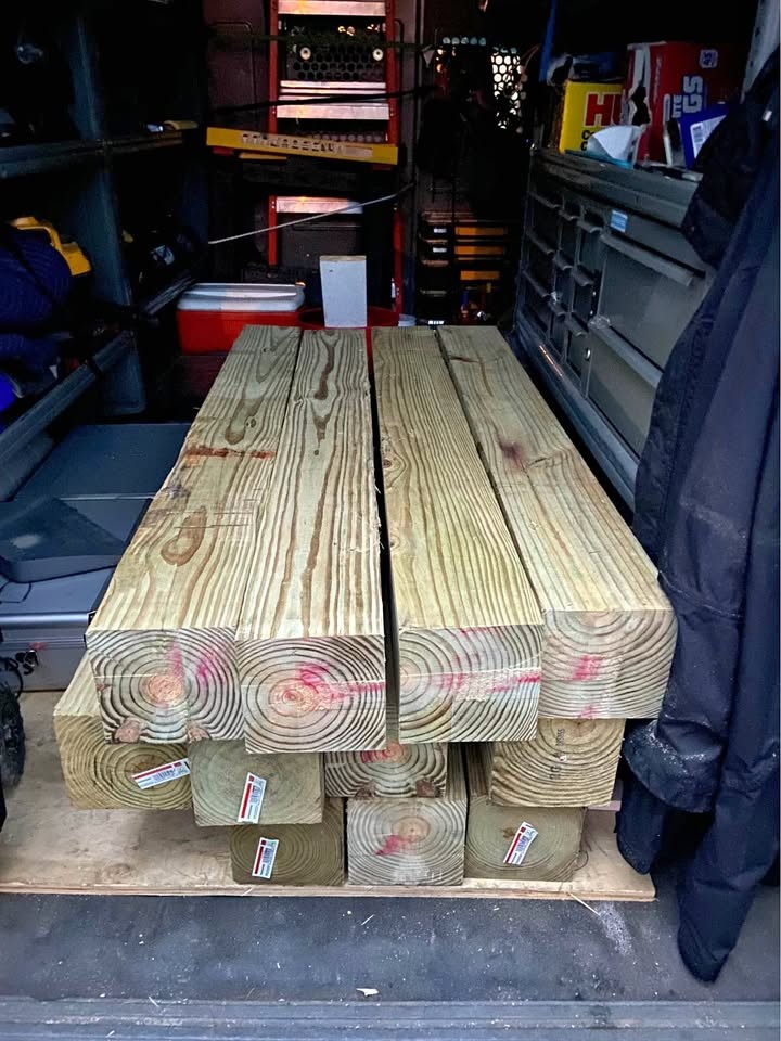 Pressure Treated 6x6 Posts ~48” (12 total)