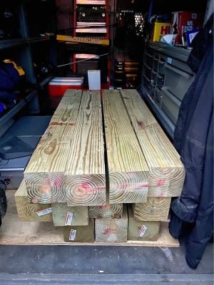 Pressure Treated 6x6 Posts ~48” (12 total)