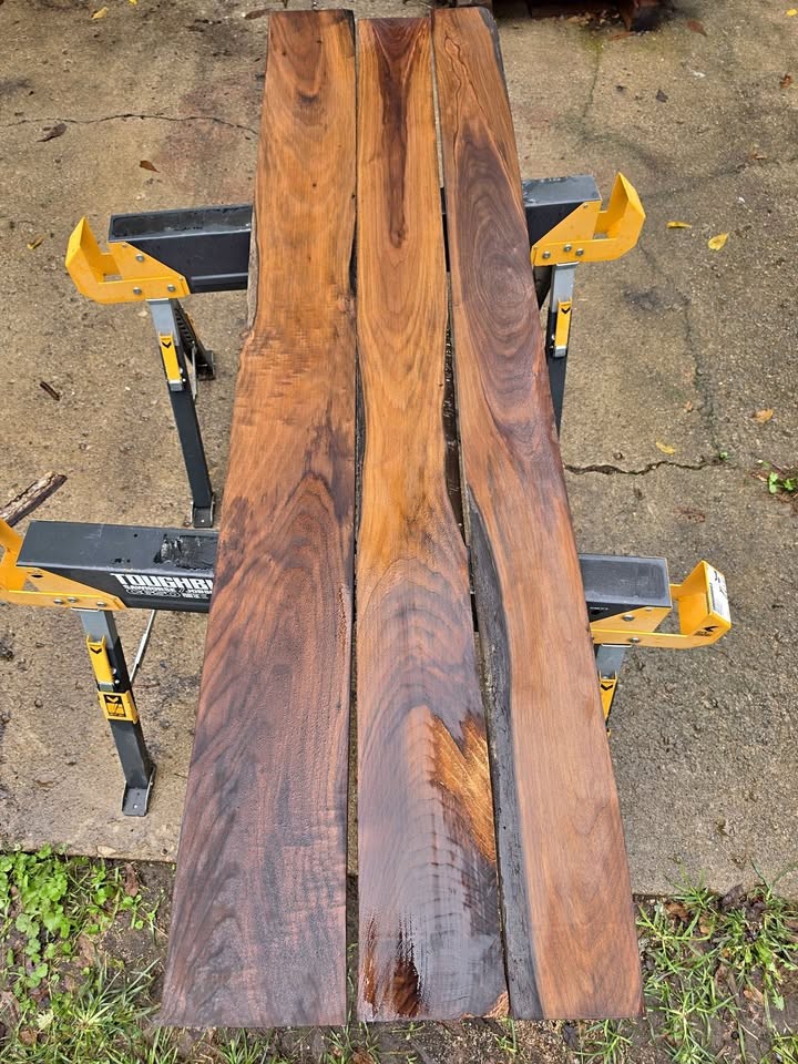 3 Walnut boards 6ft long $41 total - Pickup in Mount Vernon Ohio - Image 1