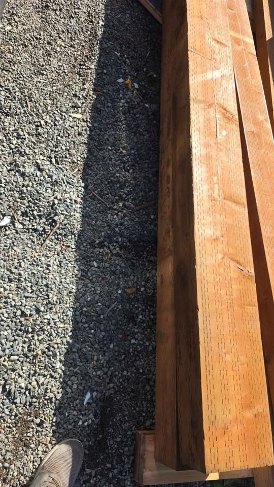 2 beams 6x10by 8 feet long pressure treated - Image 2