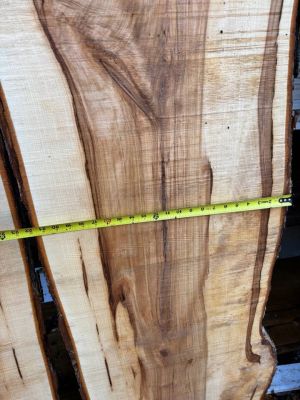 Bookmatched Live Edge Maple Wood Slabs