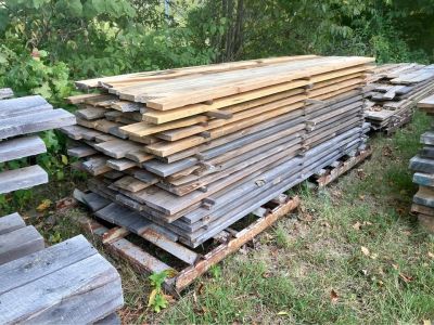Rough Cut Lumber 1x4s, 1x6s, 8-12’ lengths (Yellow Pine & Poplar)