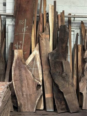 Slabs, Live Edge, Milled Wood