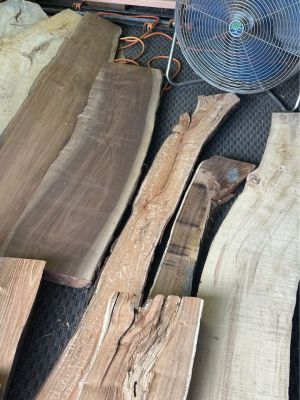 Live edge slabs