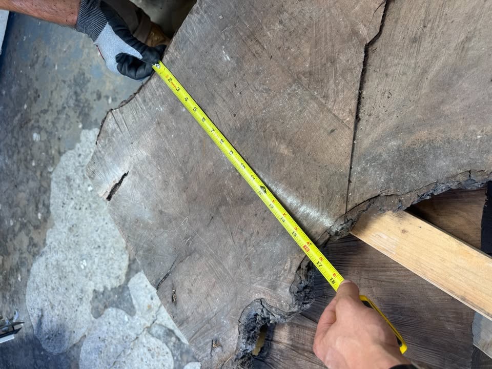 Massive California Claro Walnut Slab – 9' Long × 2 1⁄4"+ Thick - Image 3