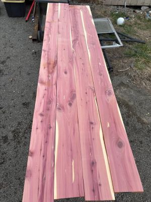 Cedar sawmill lumber