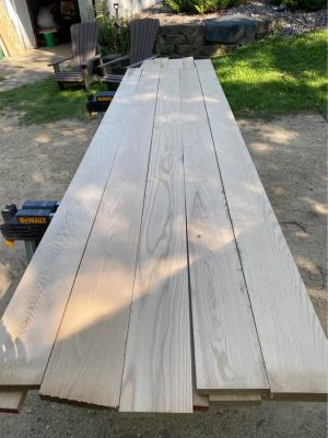 300 Sq Ft Select & Better Oak Boards at $6.00 per foot