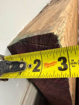 Rare Black Walnut slab – extra wide & long – kiln dried – ideal for luxury tables
